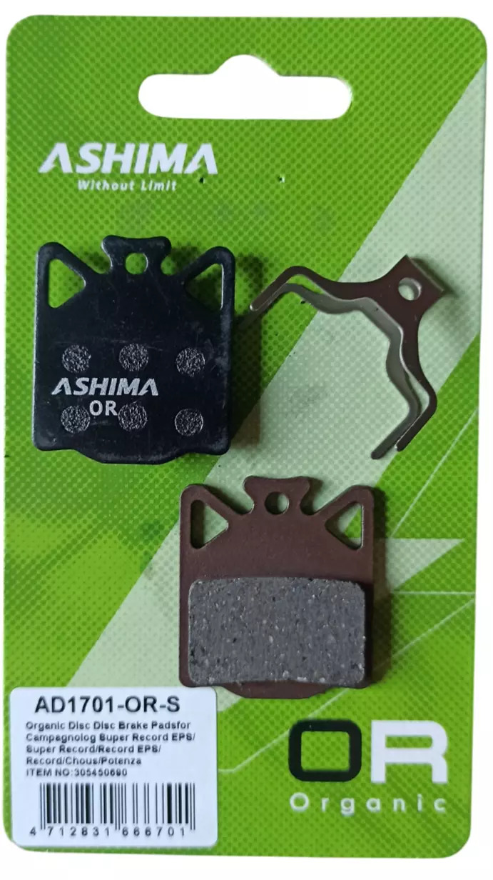 Ashima Pastiglie Per Impianto Frenante Campagnolo Mescola Organica